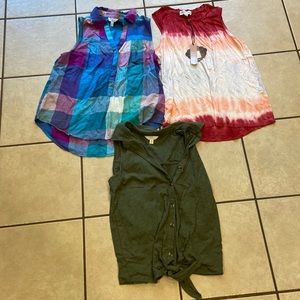 NWT Tank top/cut offs